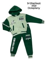 Ocieplany komplet dresowy dla dziewczynki - obrazek 2