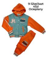 Ocieplany komplet dresowy dla dziewczynki - obrazek 6