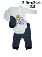 3-częściowy komplet niemowlęcy z body