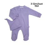 Prążkowany pajac niemowlęcy z czapką