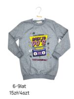 Bluza dziecięca z nadrukiem 'Back to 90's' - obrazek 2