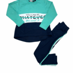 Komplet dziecięcy z napisem 'Whatever'
