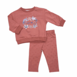 Dziewczęcy komplet bluza z legginsami - obrazek 2