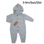 Niemowlęcy kombinezon z kapturem - obrazek 4