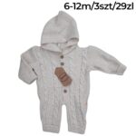 Kombinezon niemowlęcy z kapturem - obrazek 3