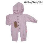 Kombinezon niemowlęcy z kapturem