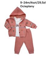 Ocieplany dres 3-częściowy dziewczęcy - obrazek 2