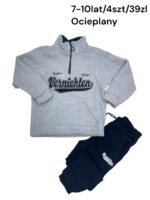 Ocieplany komplet chłopięcy bluza i spodnie - obrazek 2