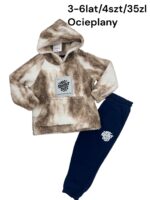 Ocieplany komplet dresowy tie-dye - obrazek 3