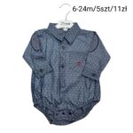 Body koszulowe z długim rękawem