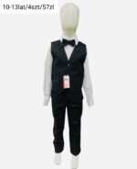 Elegancki komplet chłopięcy z kamizelką i muszką