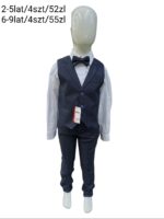 Elegancki komplet chłopięcy z kamizelką i muchą - obrazek 5