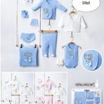 Zestaw niemowlęcy 10-częściowy z koroną