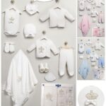 Zestaw niemowlęcy 10-częściowy z koroną